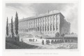 Praha Černínský palác, Lange, oceloryt, 1841
