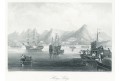 Hong Kong, Payne, oceloryt, 1850