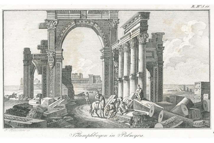 Palmyra, Blaschke, mědiryt, (1820)