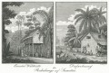 Sumatra obydlí, Blaschke, mědiryt, (1820)