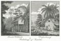 Sumatra obydlí, Blaschke, mědiryt, (1820)