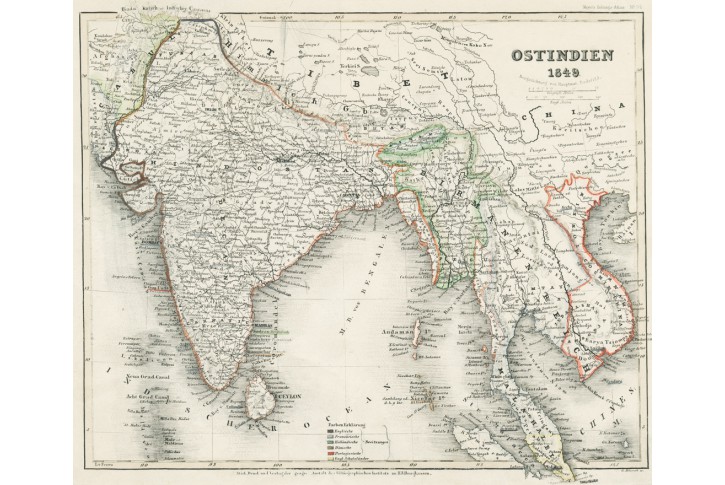 Hessen, Meyer, kolor. oceloryt 1849