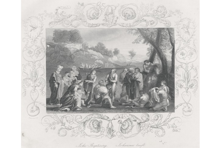 Jan Křtitel, Payne, oceloryt, 1860
