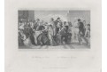 Svatba v Káni Galilejské, Payne, oceloryt, 1860