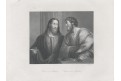 Ježíš  a Matouš, Payne, oceloryt, 1860