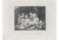 Ježíš a Jan Křtitel, Payne, oceloryt, (1860