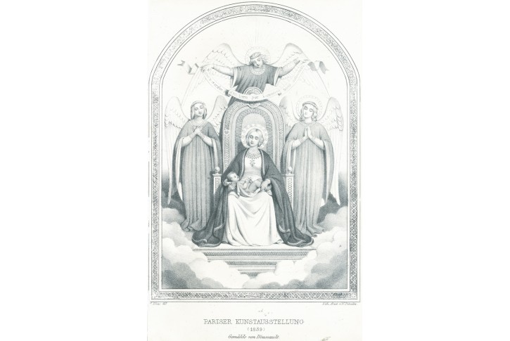Madonna dle Doussalta, litografie, (1840)