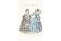 Moda 513, kolorovaný oceloryt, (1840)