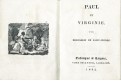 Bernardin de St. Pie : Paul et Virginie, Lpz. 1832