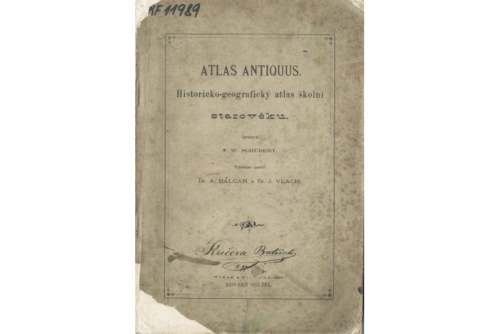 Atlas antiquus historicko-geografický , Wien, 1887