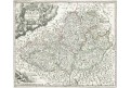 Homann J. B.:  Moraviae, kolor. mědiryt, 1720