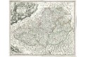 Homann J. B.:  Moraviae, kolor. mědiryt, 1720