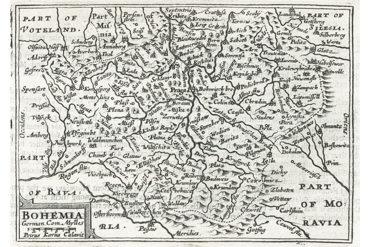 Speed (malý).: BOHEMIA, mědiryt 1676