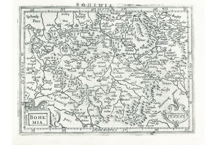 Mercator malý , Bohemia, mědiryt, (1620)
