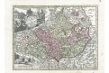 Seutter M.: Marchionatus Moraviae, mědiryt 1744