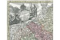 Seutter M.: Marchionatus Moraviae, mědiryt 1744