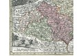 Seutter M.: Marchionatus Moraviae, mědiryt 1744