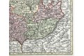 Seutter M.: Marchionatus Moraviae, mědiryt 1744