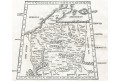 Ptolemaus - Fries : Germania, dřevořez, 1525