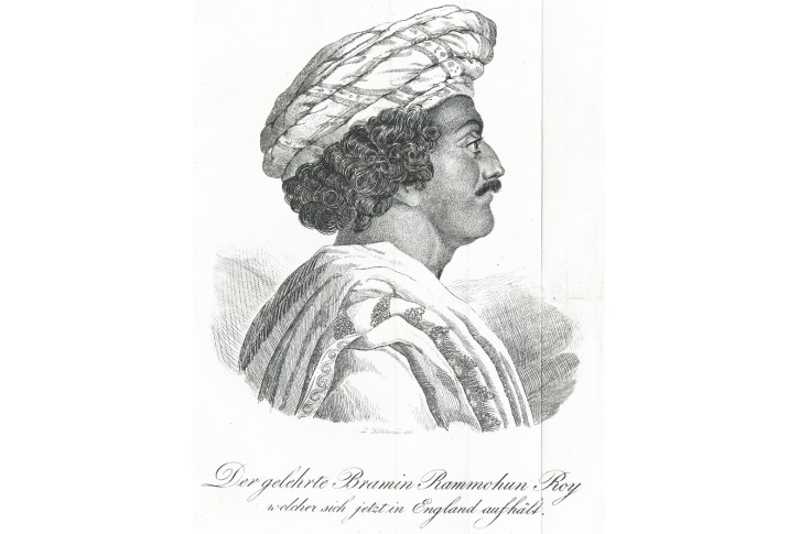 Ram Mohan Roy, mědiryt,  (1830)