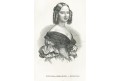 Viktorie Sasko-Kobursko-Kohárská, oceloryt, (1840)