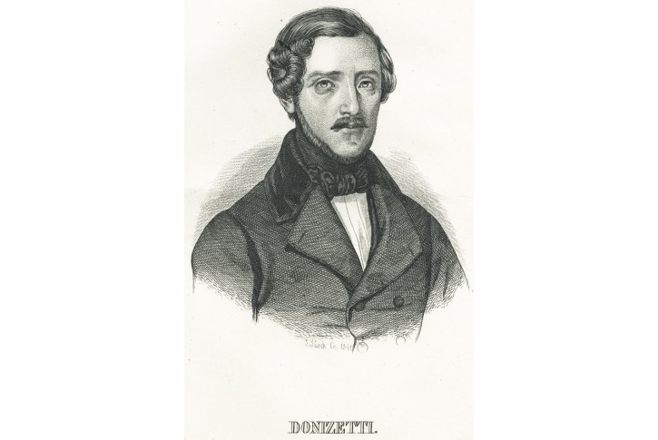 Gaetano Donizetti, oceloryt, 1841
