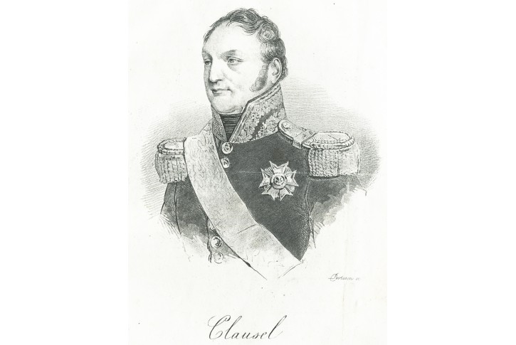 Bertrand Clauzel , akvatinta, (1830)
