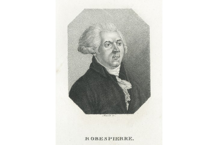 Robespiere, Rauch, mědiryt, (1820)