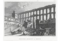 Segovia Aquadukt ,Meyer, oceloryt, 1850
