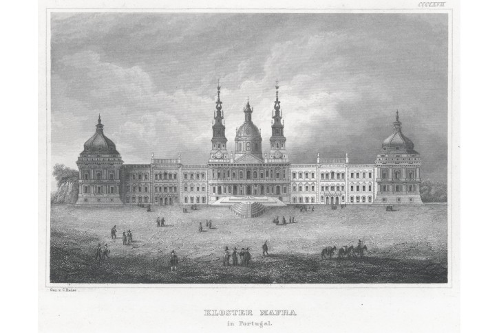 Mafra, Meyer, oceloryt, 1850