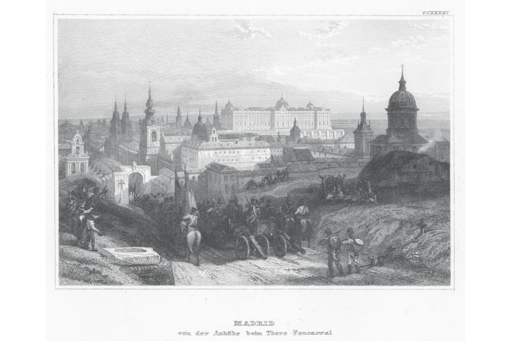 Madrid , Meyer, oceloryt, 1840