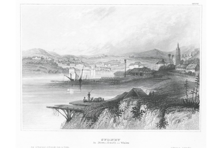 Sydney, Meyer, oceloryt, 1850