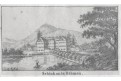Žinkovy - Schinkau, litografie, (1830)