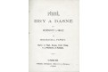 Peška B.: Písně, hry a básně, Praha, 1872