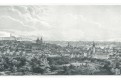 Praha z Petřína, Rzechka, oceloryt (1860)