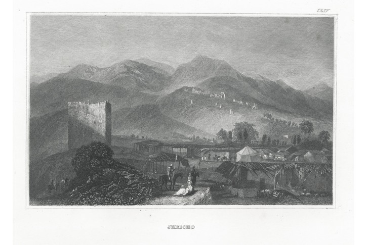 Jericho, Meyer, oceloryt, 1850
