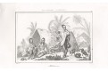 Karoliny domorodci , Rienzi, oceloryt,1836