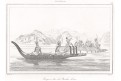 Noku Hiva  Polynesie, Rienzi, oceloryt,1836