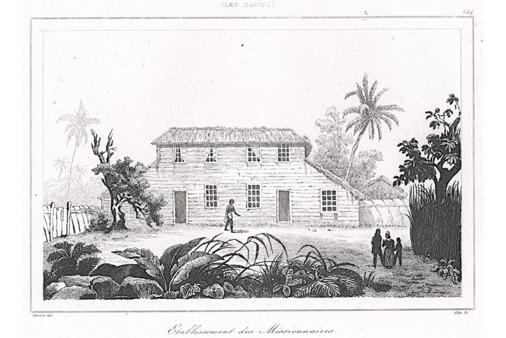 Havaj misie, Rienzi, oceloryt,1836