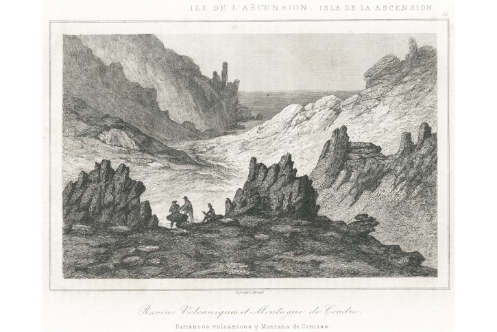 Ascension sopka,  oceloryt, (1840)