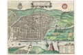 Rouen, Braun Hogennberg,  kolor. mědiryt 1581