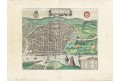 Rouen, Braun Hogennberg,  kolor. mědiryt 1581
