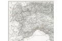Italie sever, Stieler,  oceloryt, 1856