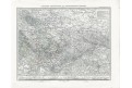 Čechy Sasko, Stieler,  oceloryt, 1872