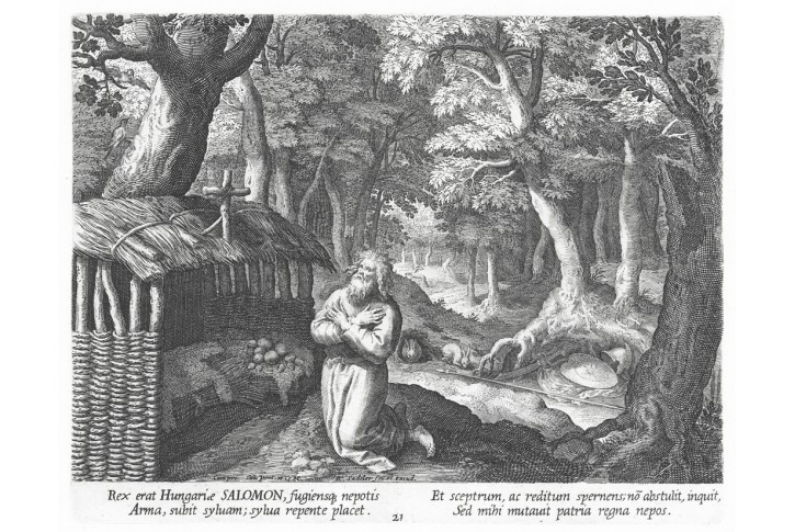 Sadeler R.: Salomon, mědiryt, 1600