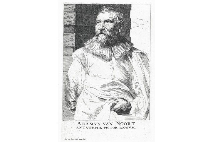 Dyck Anton : Adamus van Noort, lept, 1650