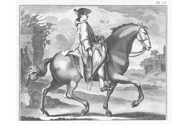 Kůň II., Diderot, mědiryt , 1790