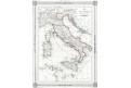Italie,  Dufour, oceloryt, 1852