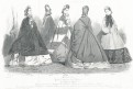 Moda, litografie, 1862