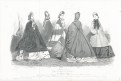 Moda, litografie, 1862